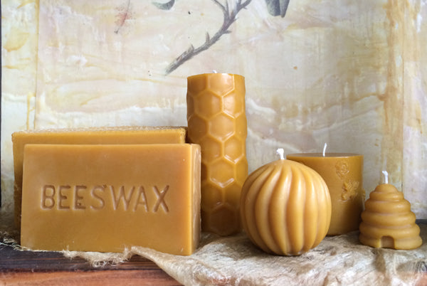 Team building beeswax candle making