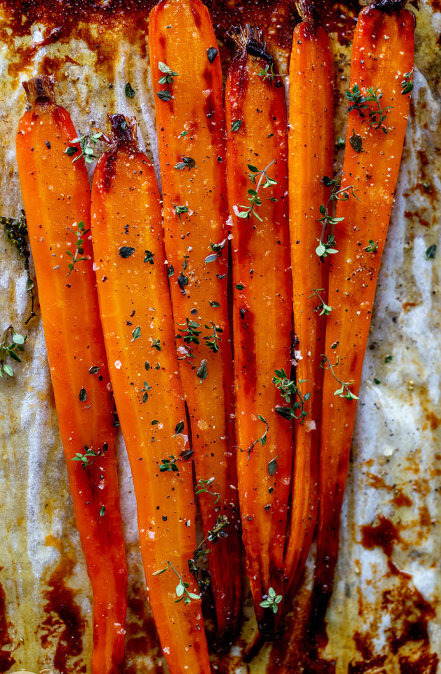 Fun Friday - Honey and thyme carrots.